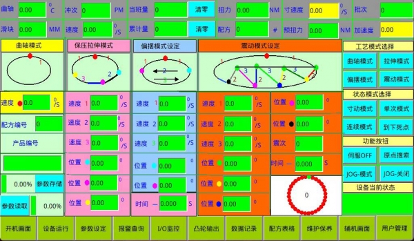 伺服冲床的工作模式